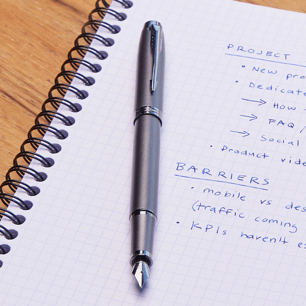 Parker IM Monochrome Titanium Fountain Pen