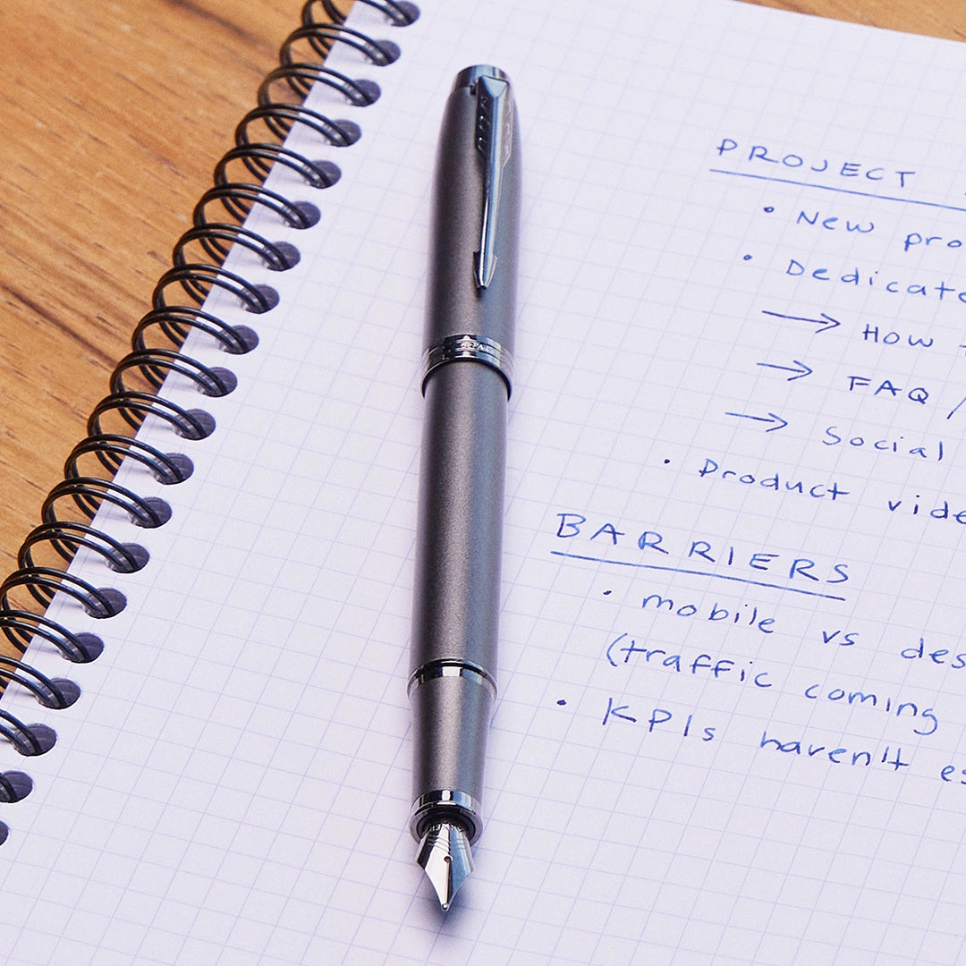 Parker IM Monochrome Titanium Fountain Pen