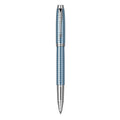 Parker IM Premium Blue Chrome Trim Rollerball Pen