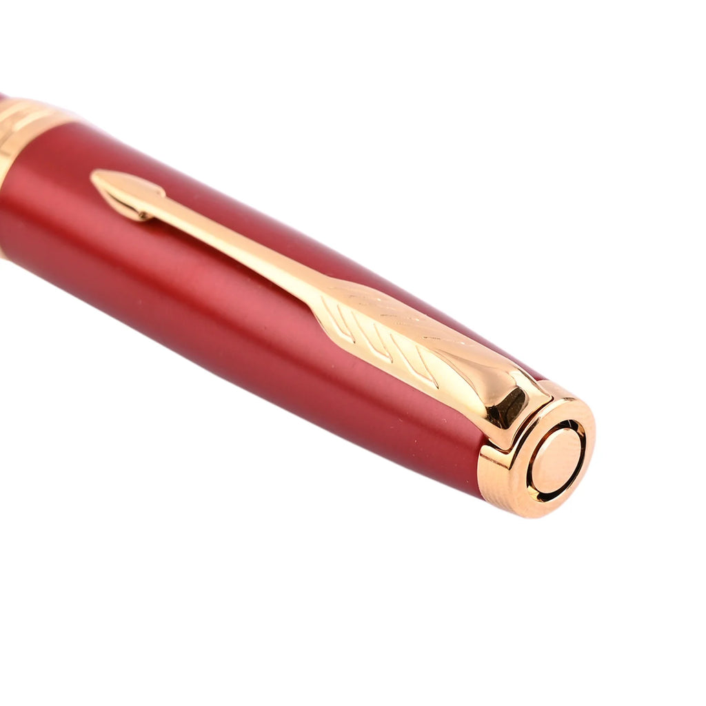 Parker Sonnet Intense Red Gold Trim Fountain Pen