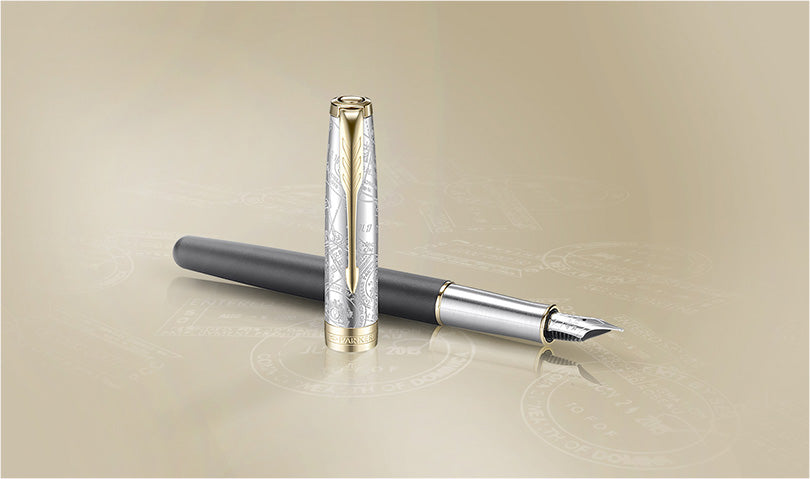 Parker Sonnet Special Edition Impression Fountain Pen with 18k Gold Trims