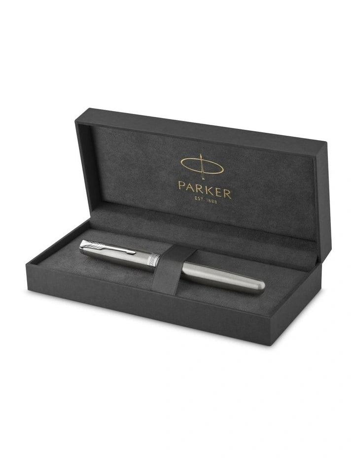 Parker Sonnet Stainless Steel Chrome Trim Fountain Pen