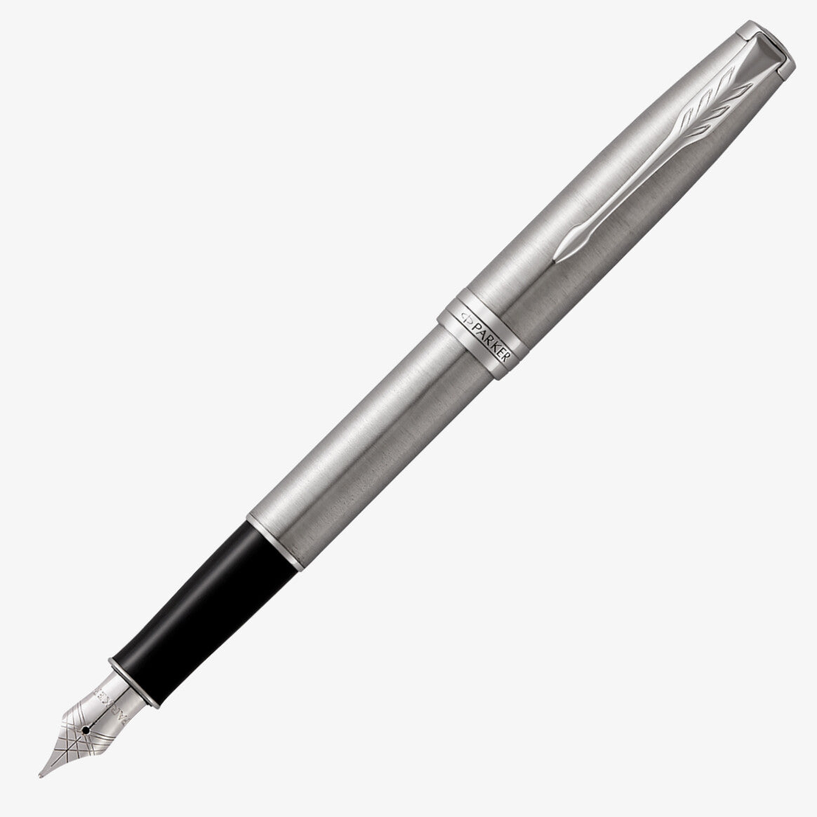 Parker Sonnet Stainless Steel Chrome Trim Fountain Pen