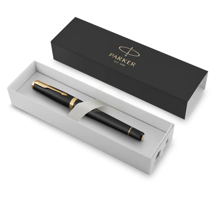 Parker Urban Fountain Pen - Muted Black with Gold Trim