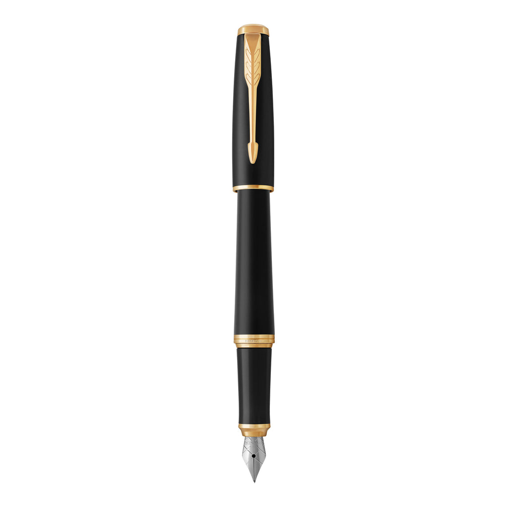Parker Urban Fountain Pen - Muted Black with Gold Trim
