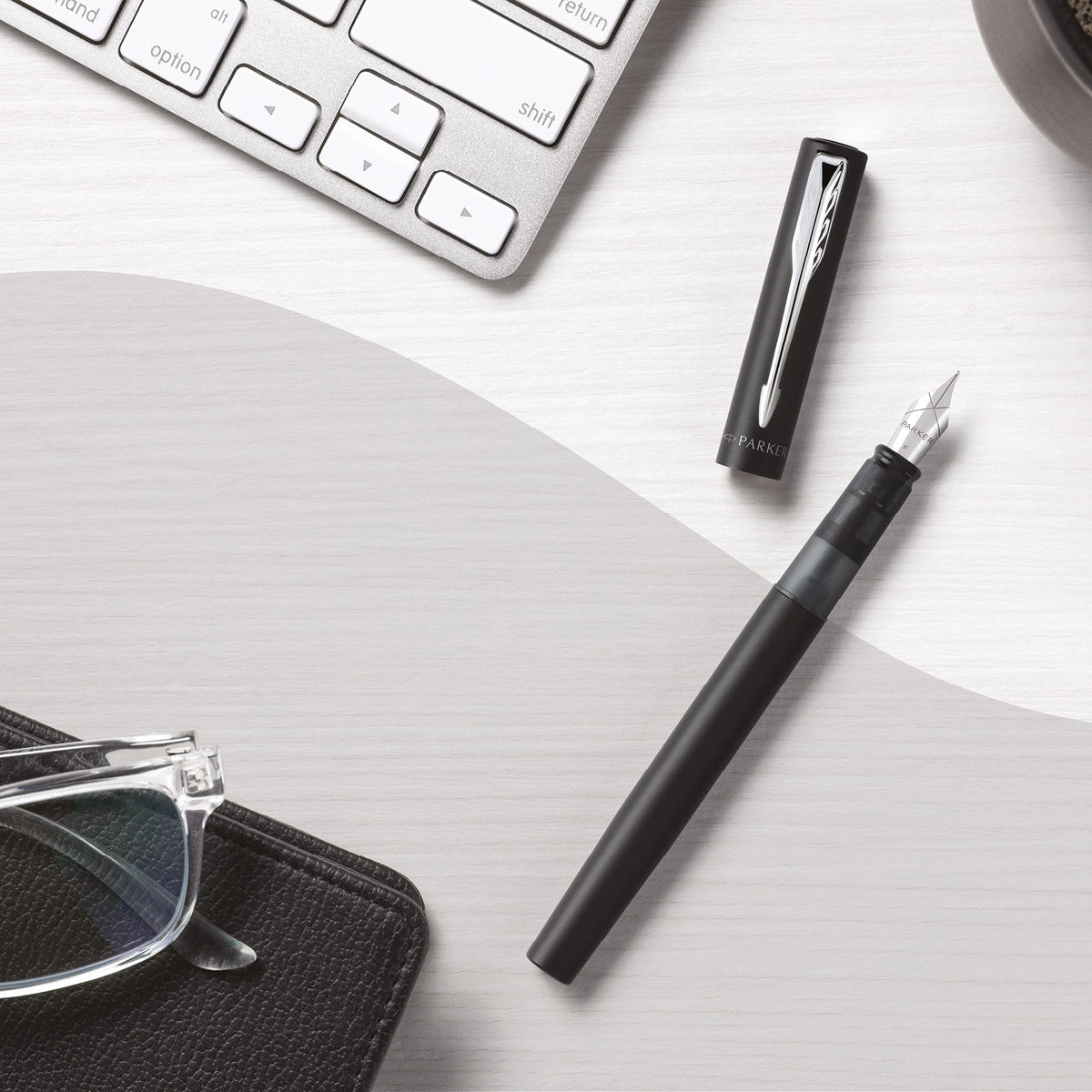 Parker Vector XL Matte Black Fountain Pen