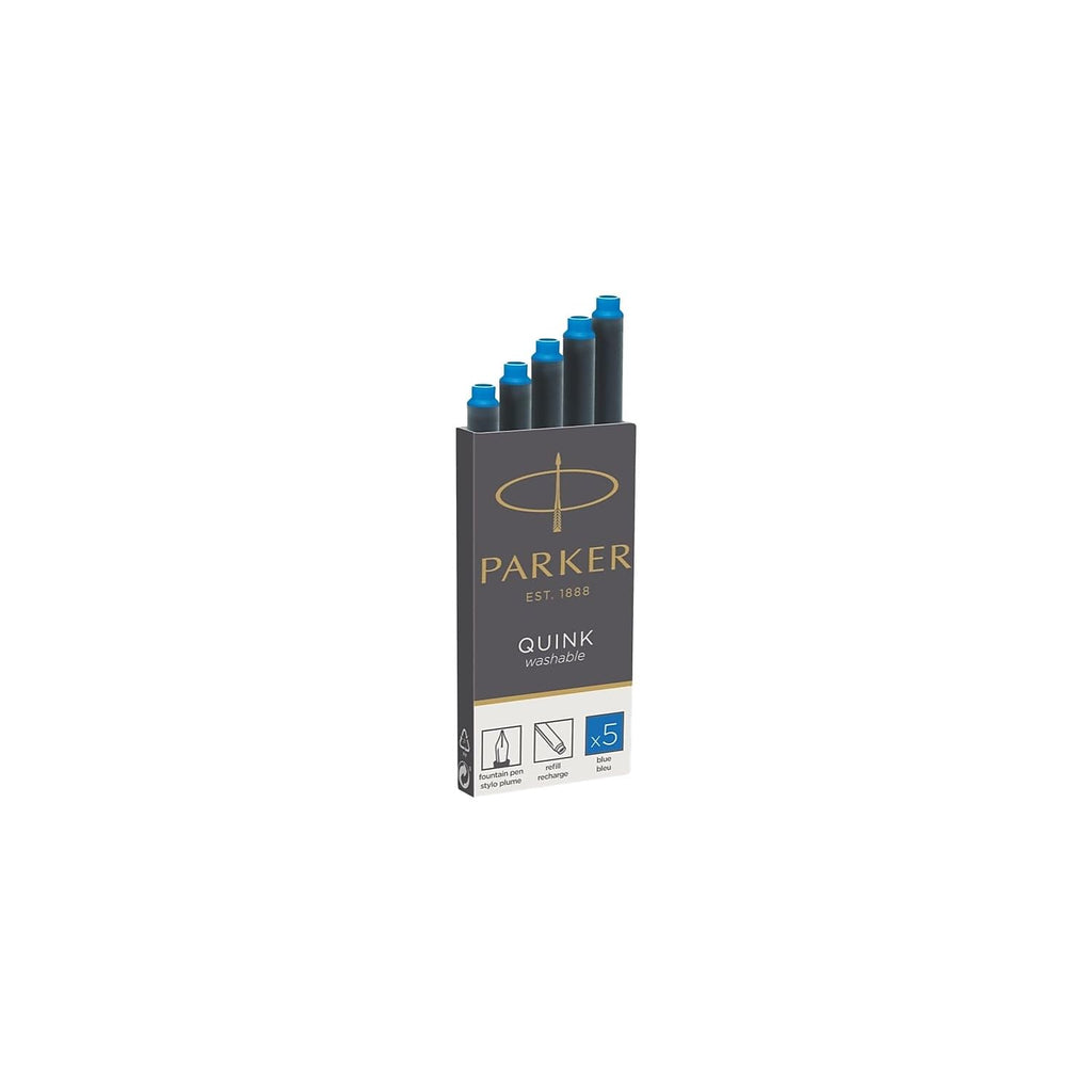 Parker Quink Ink Cartridges (5-Pcs Pack)