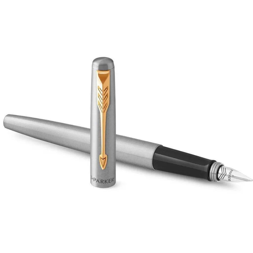 Parker Jotter Core Stainless Steel GT Fountain Pen