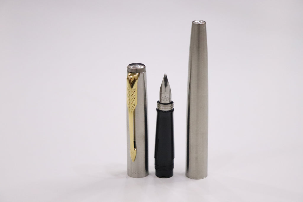 Parker Jotter Core Stainless Steel GT Fountain Pen