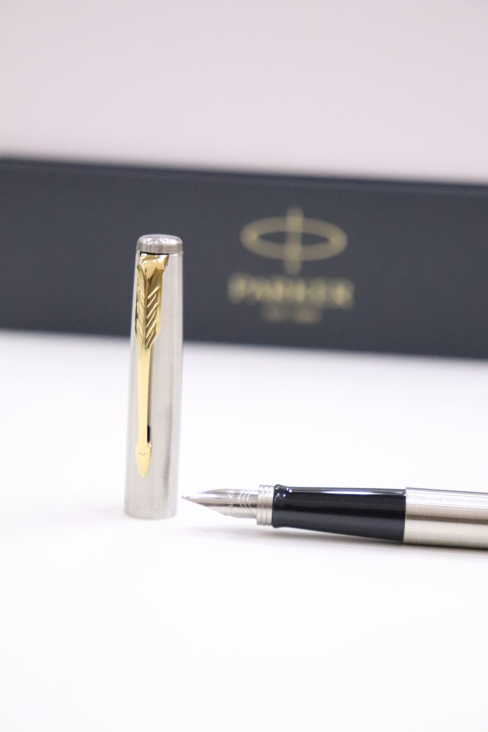 Parker Jotter Core Stainless Steel GT Fountain Pen