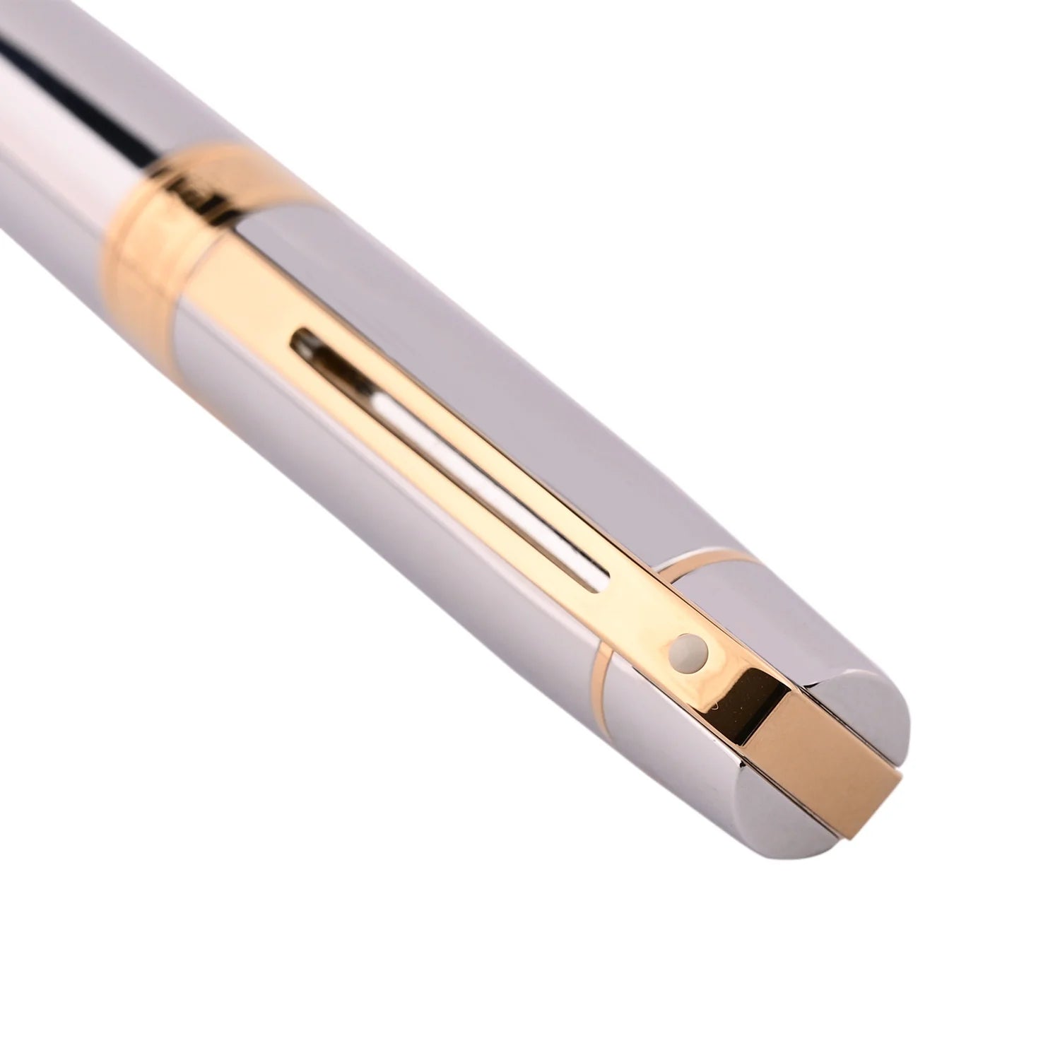Sheaffer Gift Collection 300 – 9342 Chrome / Gold Tone Trim Fountain Pen