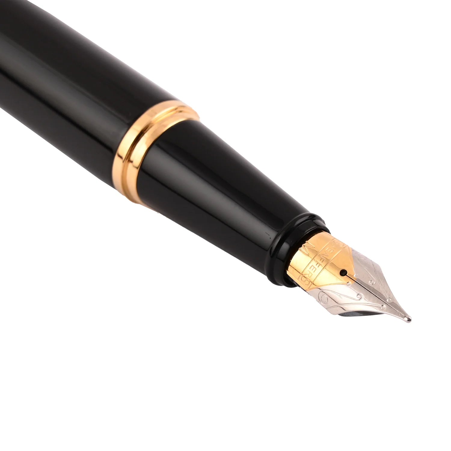 Sheaffer Gift Collection 300 – 9325 Glossy Black Gold Tone Trim Fountain Pen