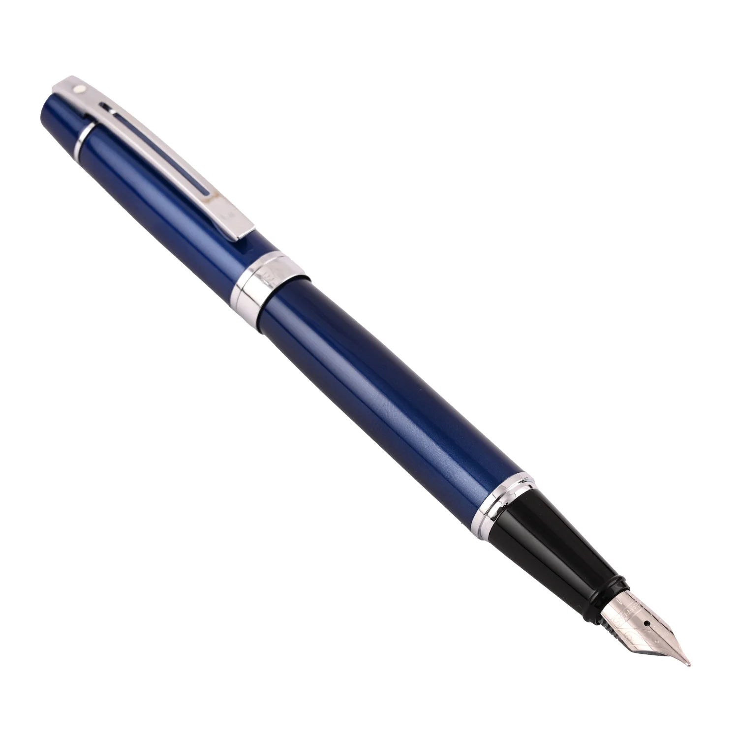 Sheaffer Gift Collection 300 – 9341 Blue Lacquer Chrome Trim Fountain Pen