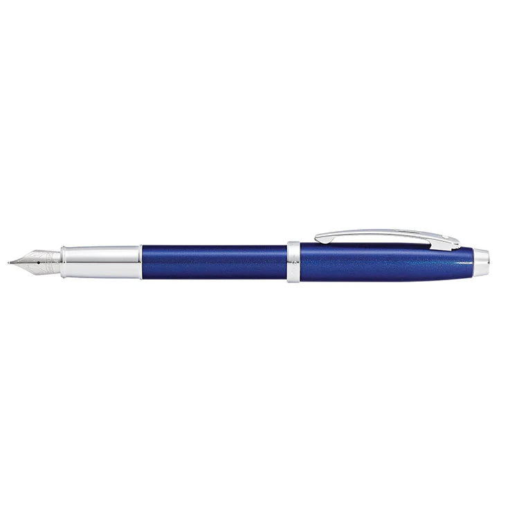 Sheaffer Gift Collection 100 – 9339 Fountain Pen | Glossy Blue Lacquer with Chrome Trim