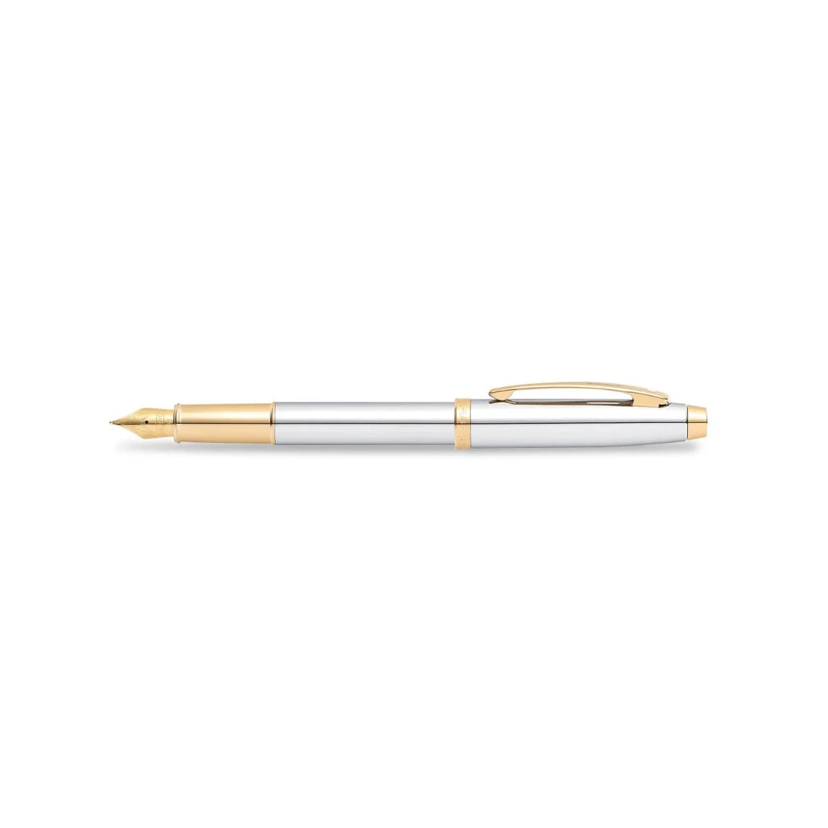 Sheaffer Gift Collection 100 – 9340 Fountain Pen | Chrome with Gold Plated Trim