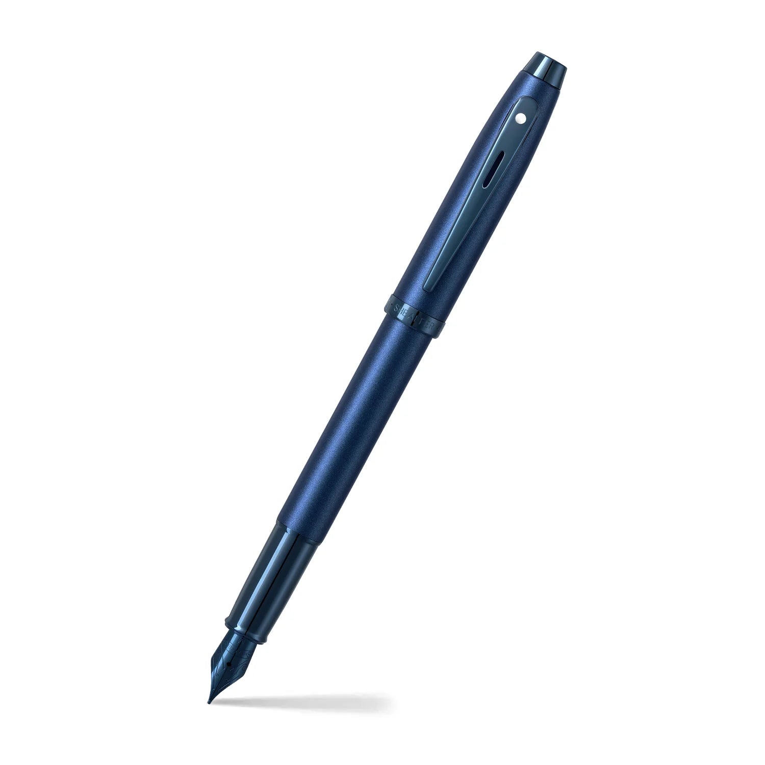 Sheaffer Gift Collection 100 – 9371 Satin Blue With PVD Blue Trim Fountain Pen