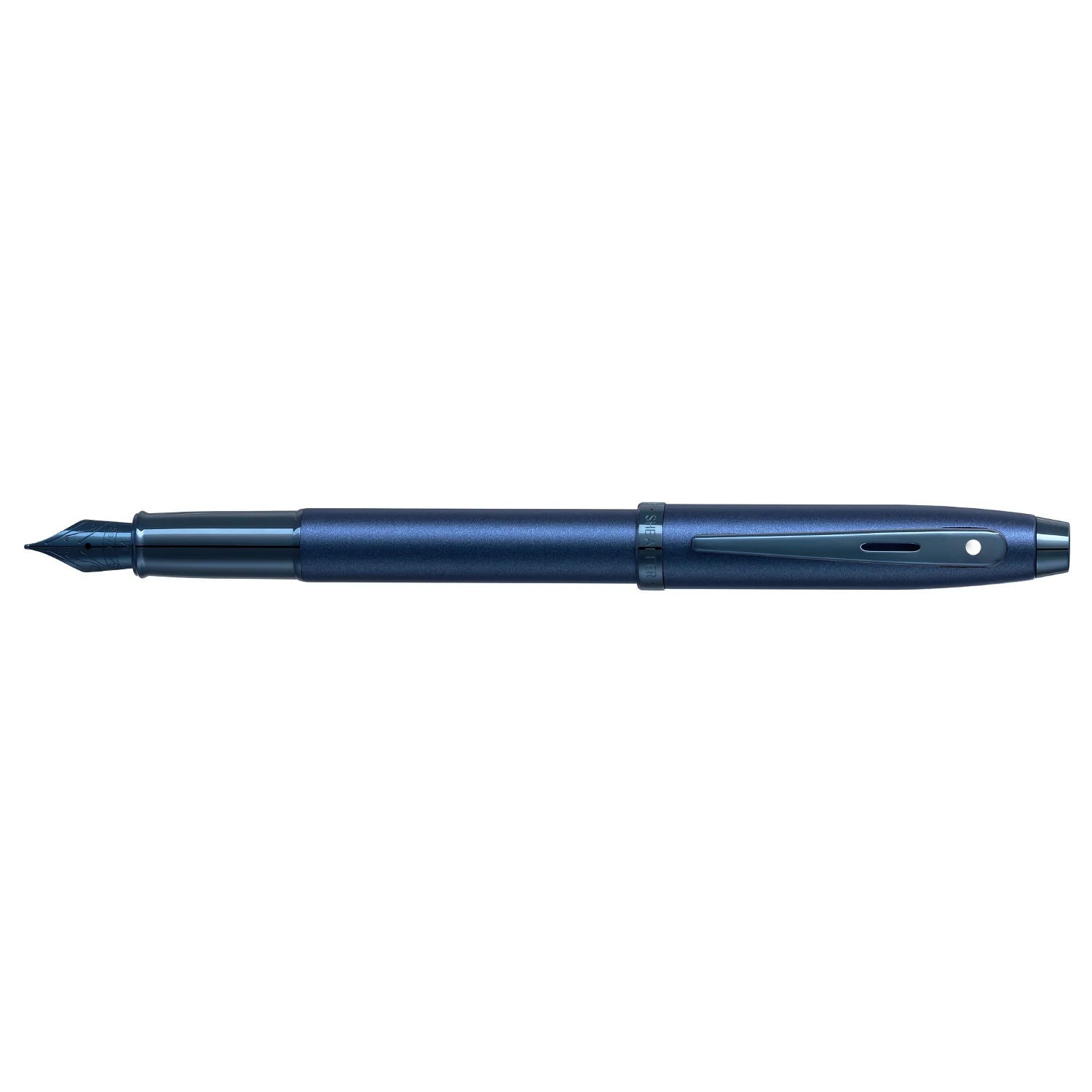 Sheaffer Gift Collection 100 – 9371 Satin Blue With PVD Blue Trim Fountain Pen