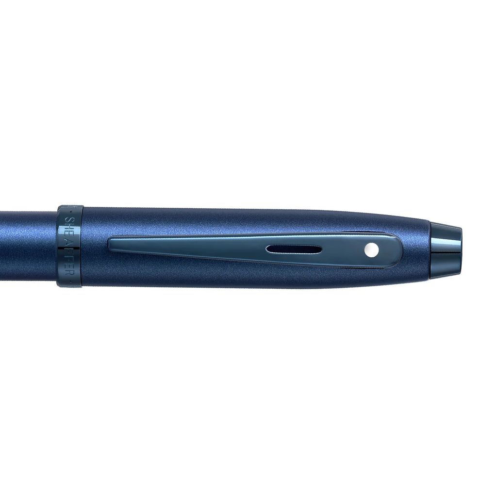 Sheaffer Gift Collection 100 – 9371 Satin Blue With PVD Blue Trim Fountain Pen