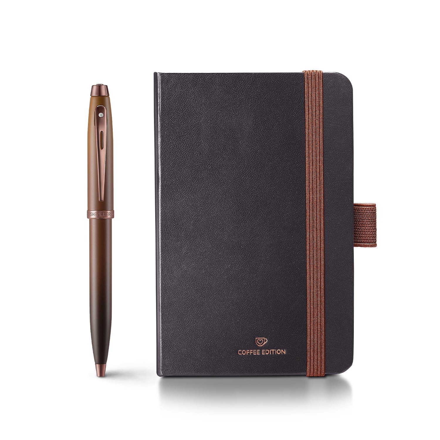 Sheaffer Gift Set Coffee Edition 100 9374 Ballpoint Pen with Coffee Notebook