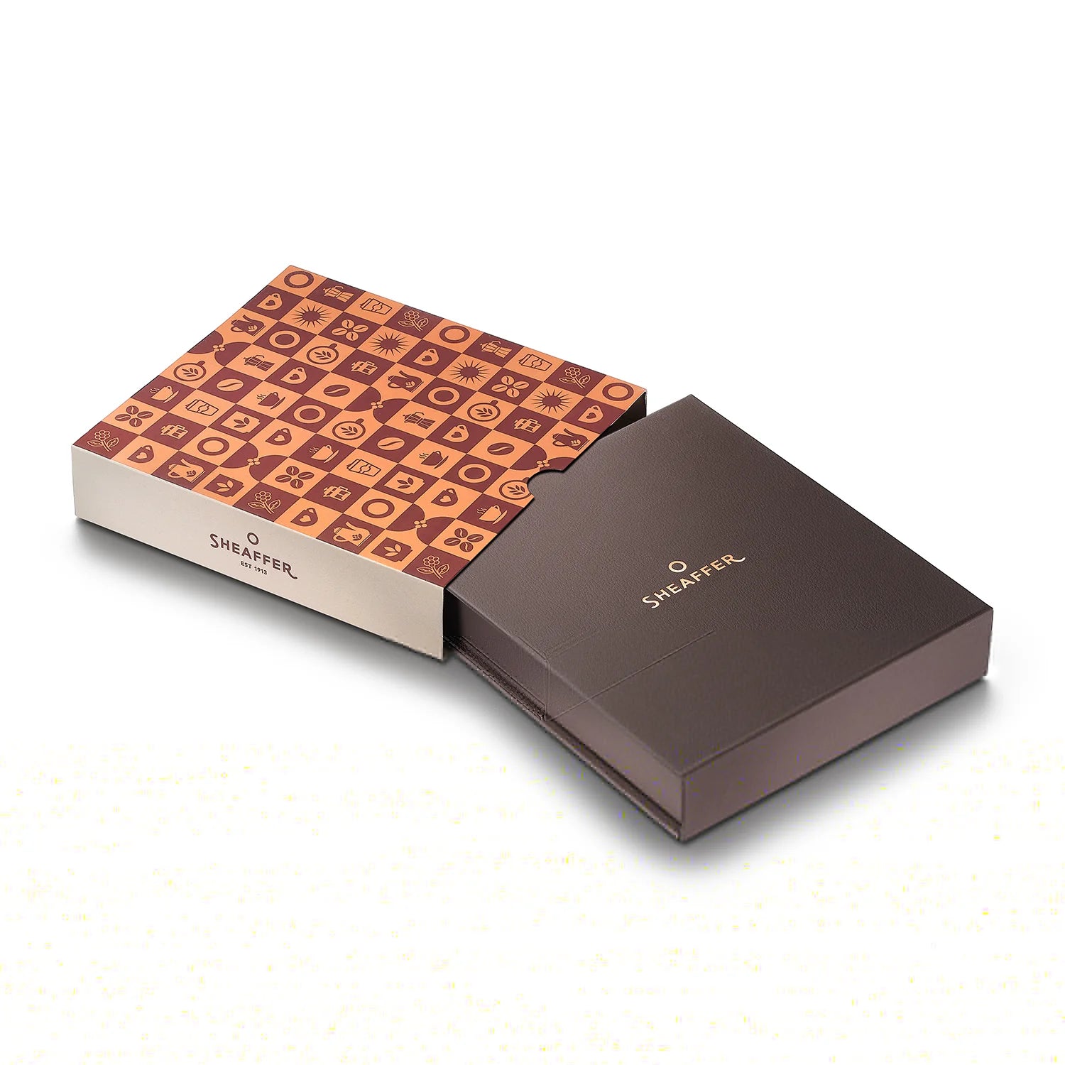 Sheaffer Gift Set Coffee Edition 100 9374 Ballpoint Pen with Coffee Notebook