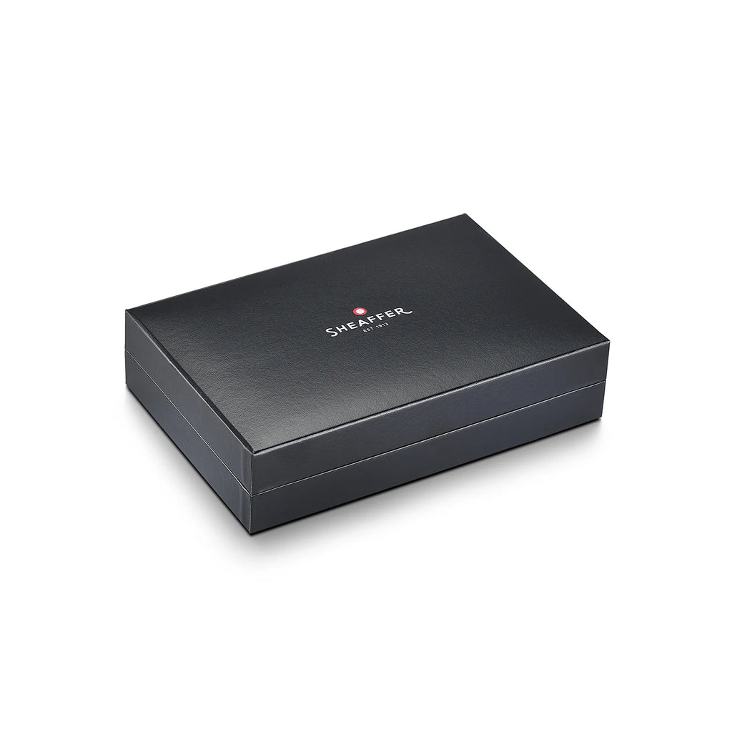 Sheaffer Legacy 9064 Glossy Black Inlaid Nib Fountain Pen with Chrome-Plated Trims