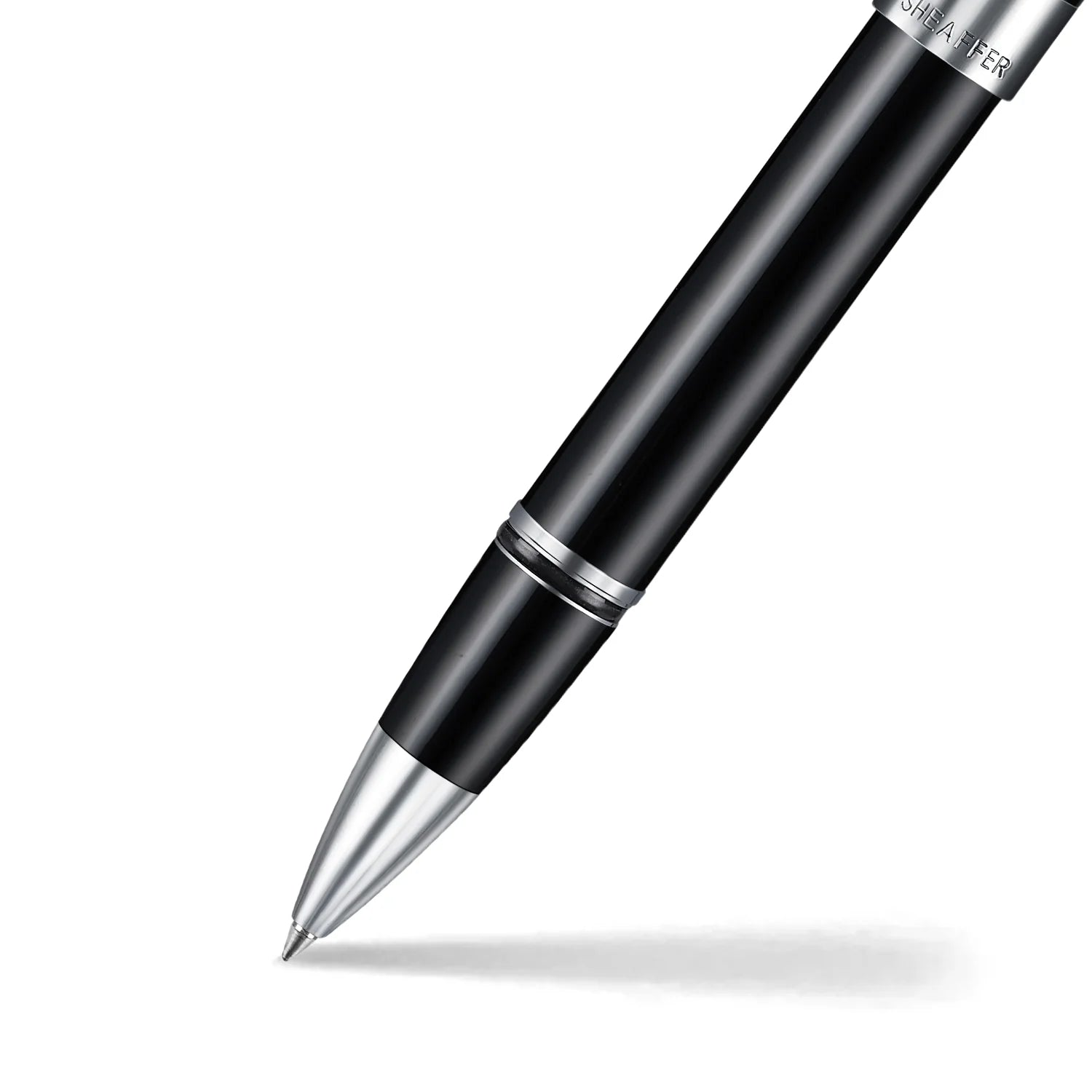 Sheaffer Legacy 9064 Glossy Black Rollerball Pen with Chrome-Plated Trims