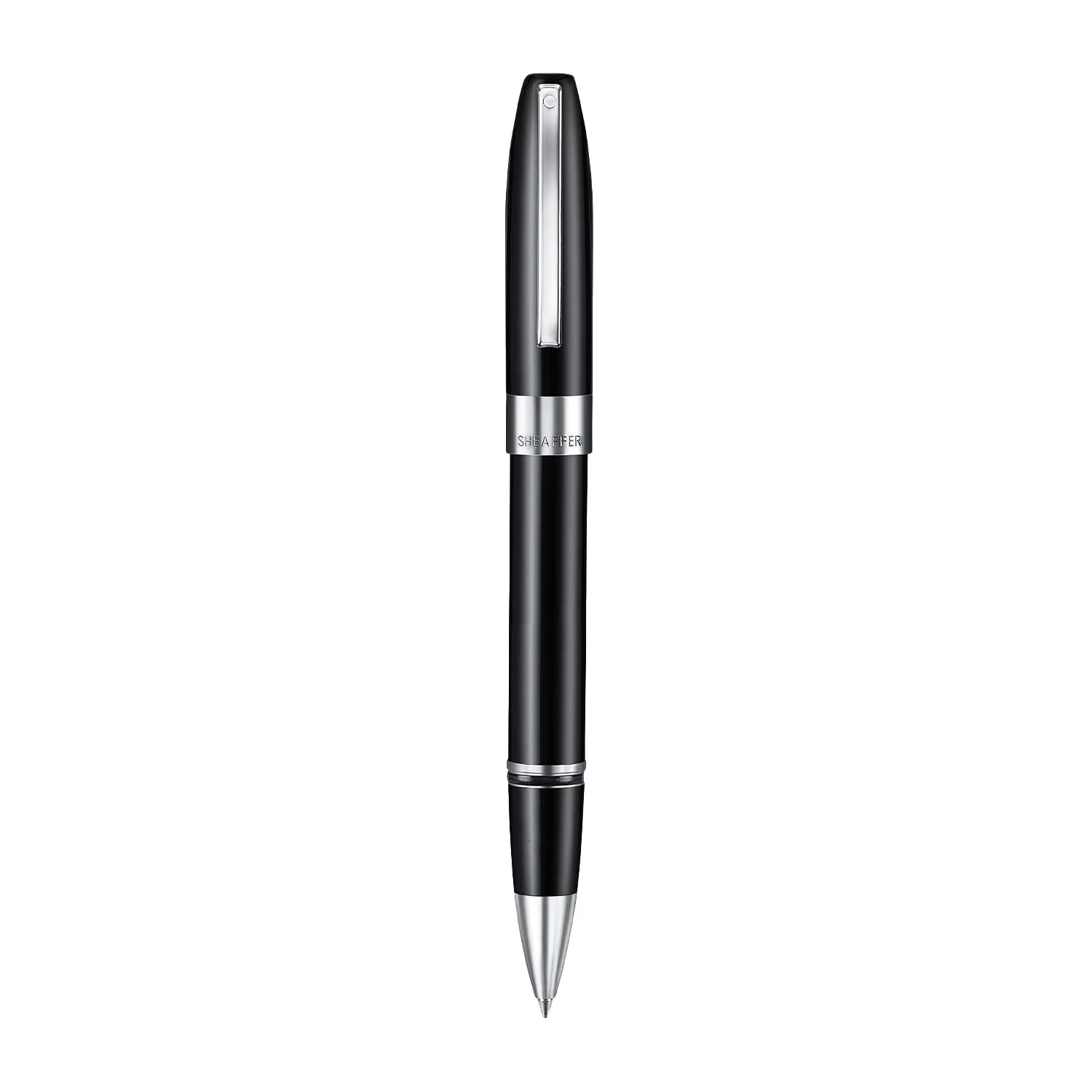 Sheaffer Legacy 9064 Glossy Black Rollerball Pen with Chrome-Plated Trims