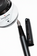 Sheaffer 300 Matte Black Fountain Pen With Ink Bottle