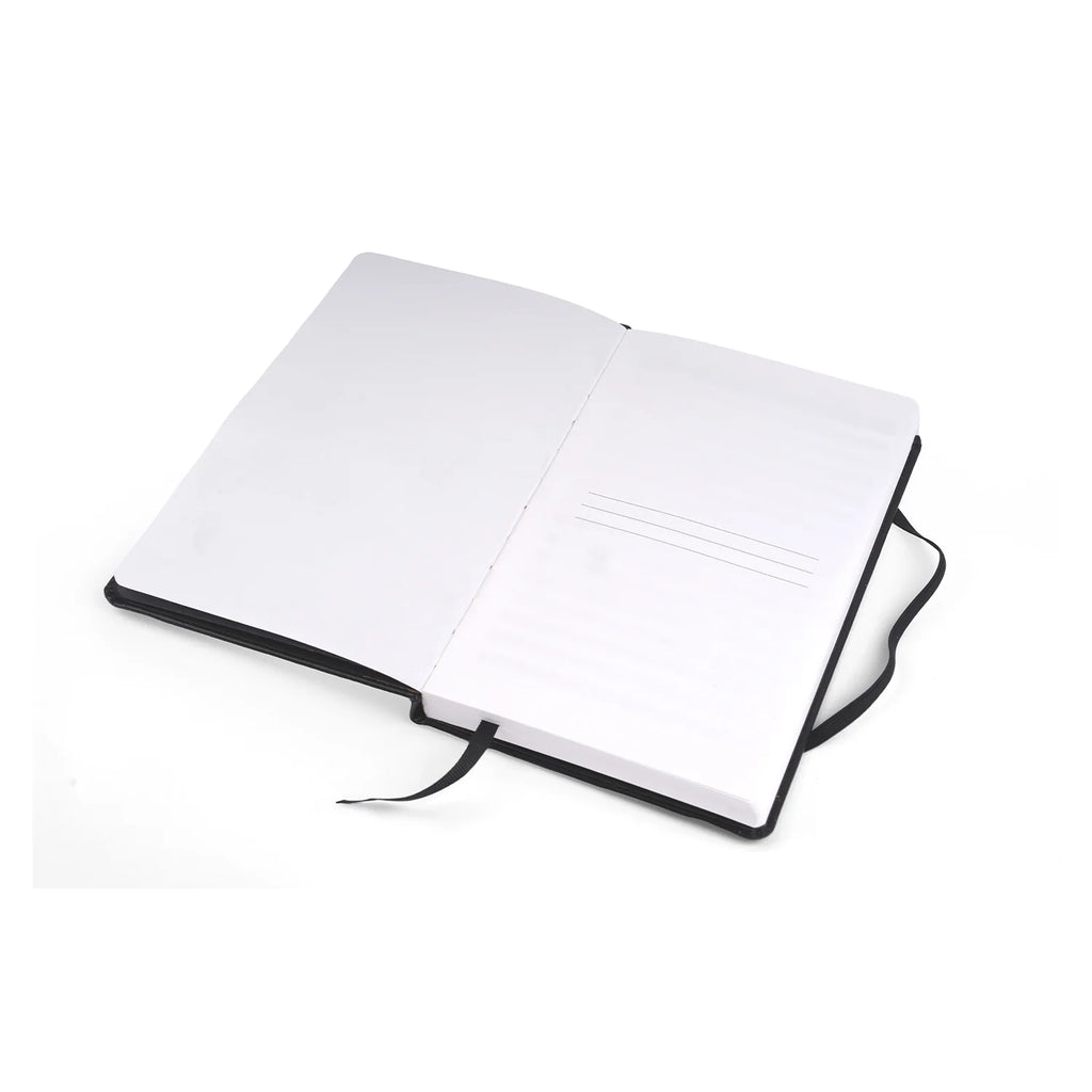 Sheaffer® Gift Set ft. Glossy Black S300 9312 Ballpoint Pen with Chrome Trim and Medium Notebook
