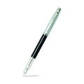 Sheaffer Gift Collection 100 – 9313 Brushed Chrome Cap & Black Barrel with Chrome Trim Fountain Pen