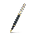 Sheaffer Gift Collection 300 – 9347 Engraved Black with Chrome Cap and Gold Trims Fountain Pen
