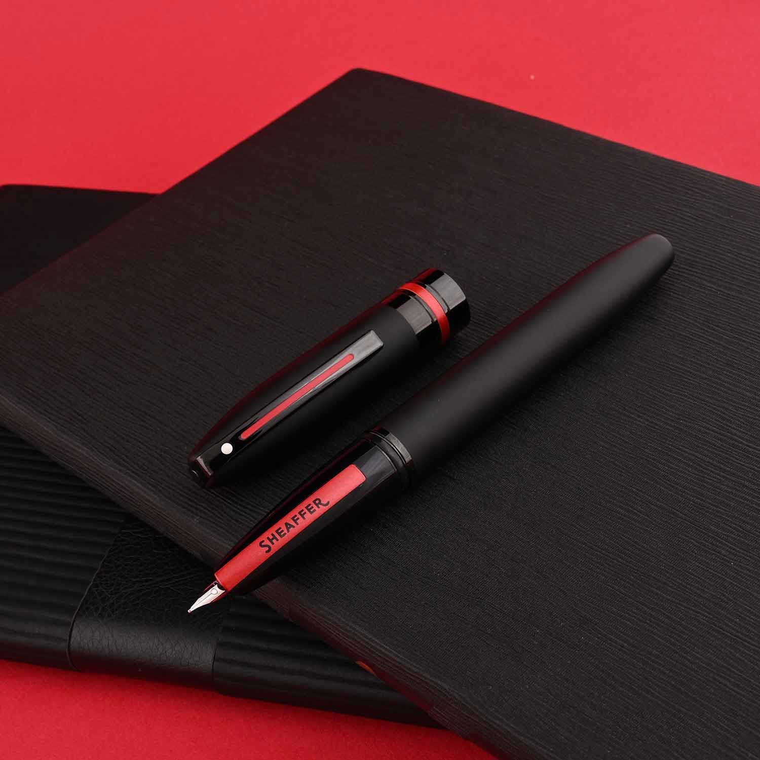Sheaffer® ICON 9108 Matte Black Fountain Pen With Gloss Black Trim