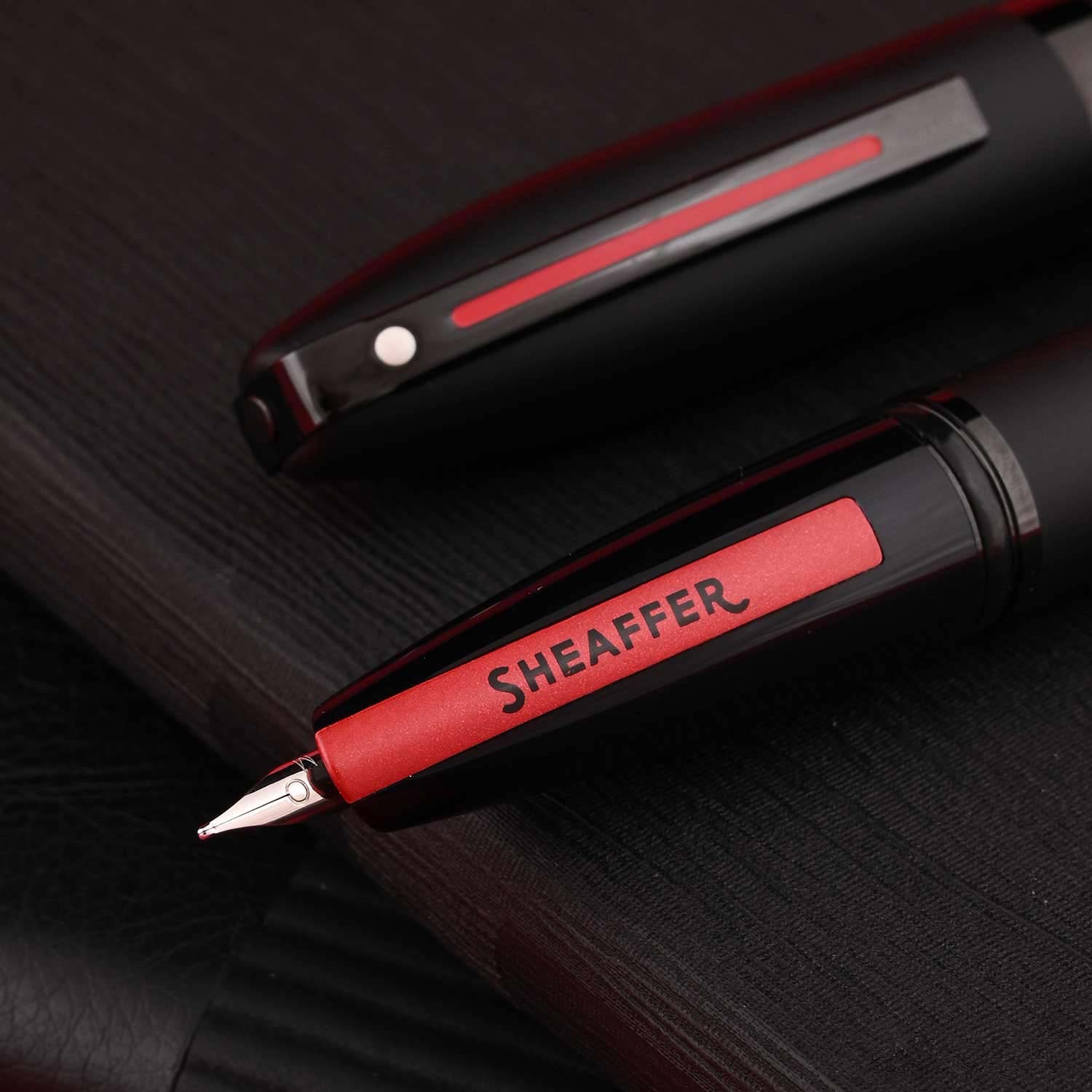 Sheaffer® ICON 9108 Matte Black Fountain Pen With Gloss Black Trim