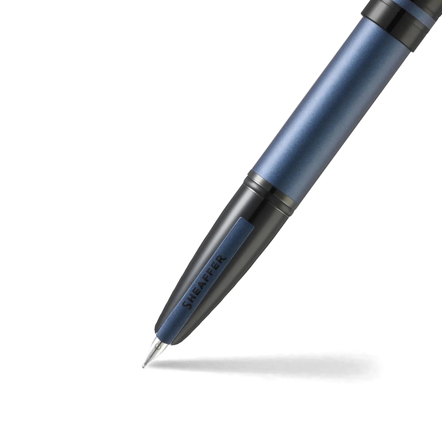 Sheaffer® ICON 9110 Metallic Blue Fountain Pen With Gloss Black Trim