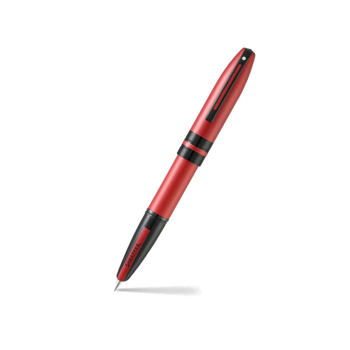 Sheaffer Icon 9111 – Matte Red With Glossy Black PVD Trim Fountain Pen