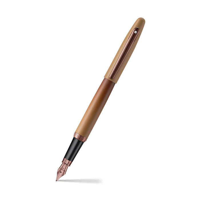 Sheaffer VFM 9428 Coffee Edition Matt Brown with Regal Brown PVD Trims Fountain Pen