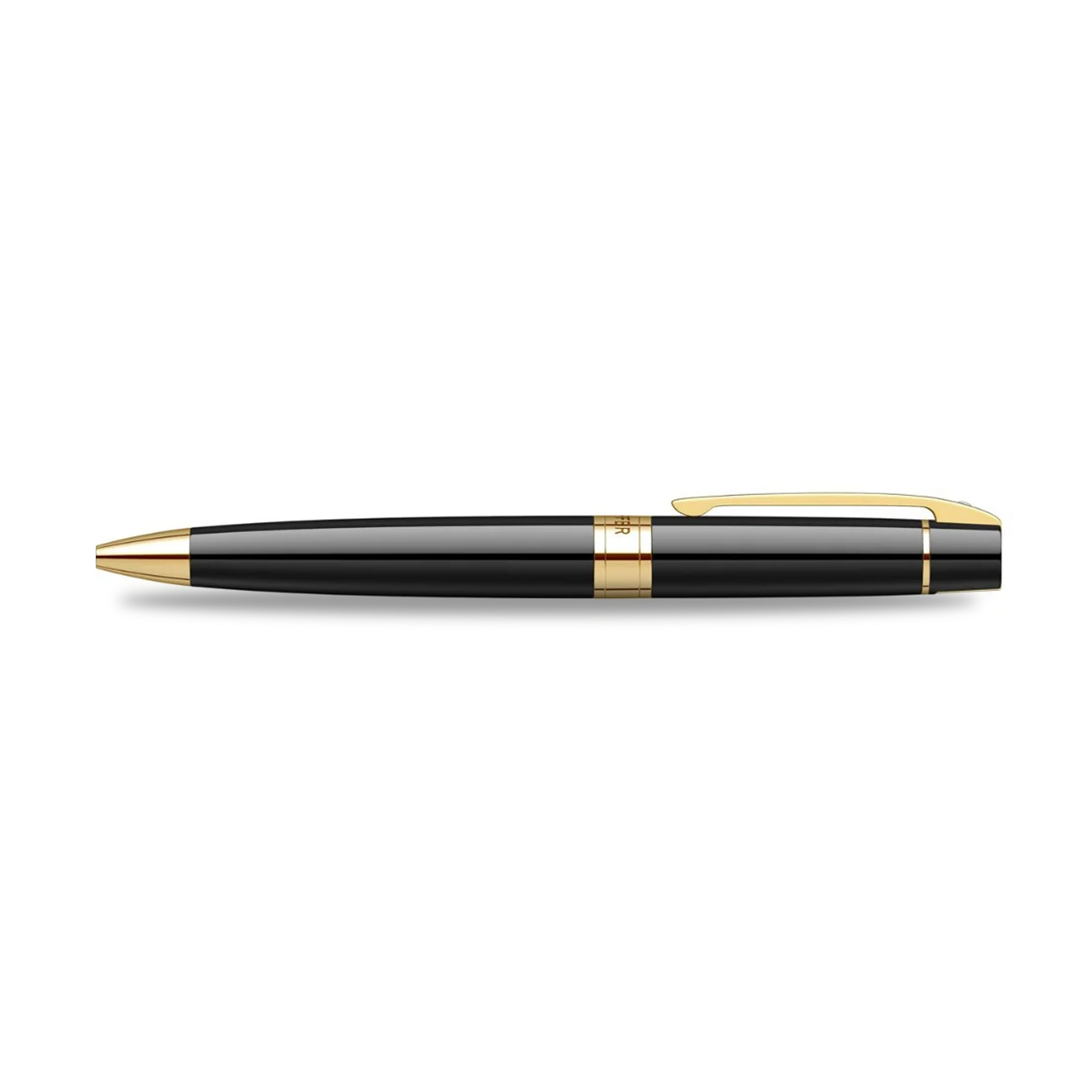 Sheaffer Gift Collection 300 – 9325 Glossy Black Gold Tone Trim Ballpoint Pen