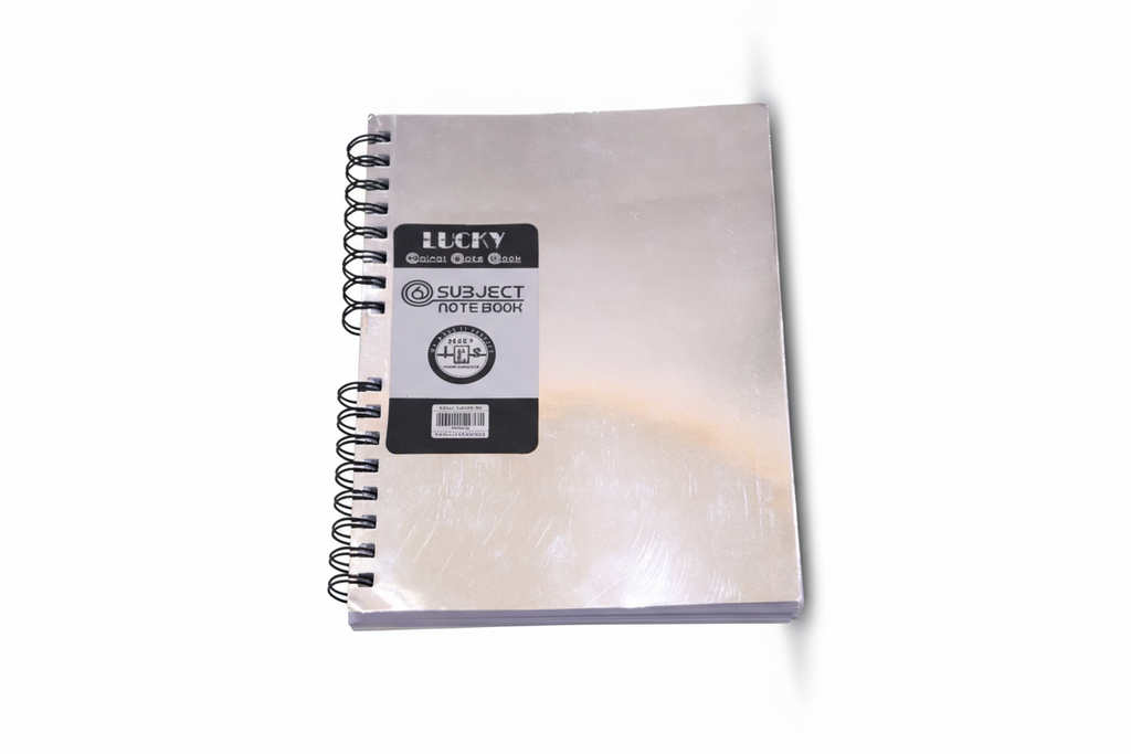 Lucky Exclusive Chrome Spiral Notebook 6-Subjects Premium Paper Quality MS Size